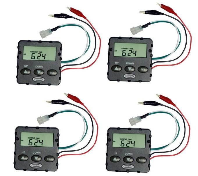 4 MOULTRIE MFH-UDT 6V Universal Digital Replacement Timers - Deer & Hog Feeders