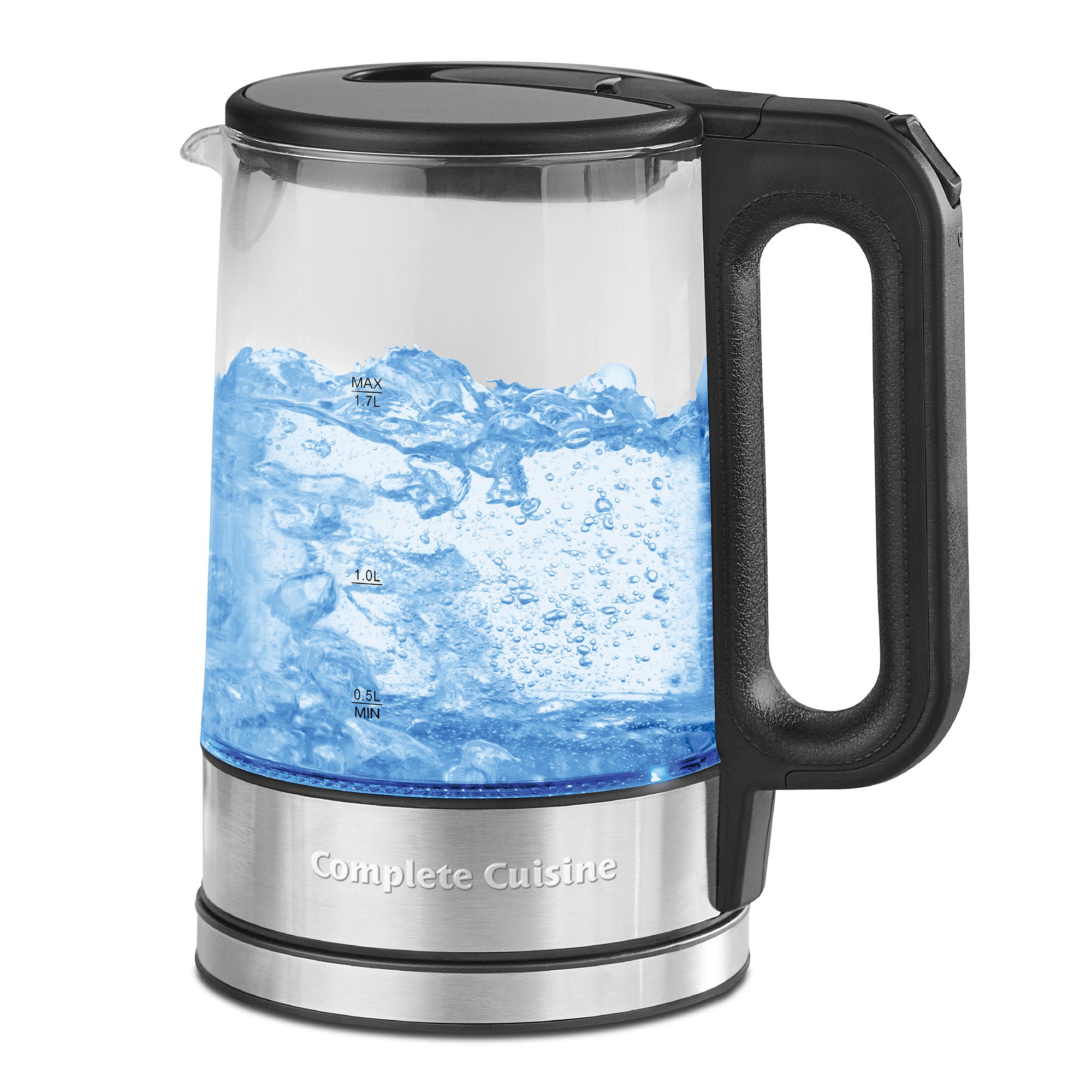 Complete Cuisine CC-EK-1000 Standard Electric Tea Kettle, 1.7 Liters (Open Box) - VMInnovations