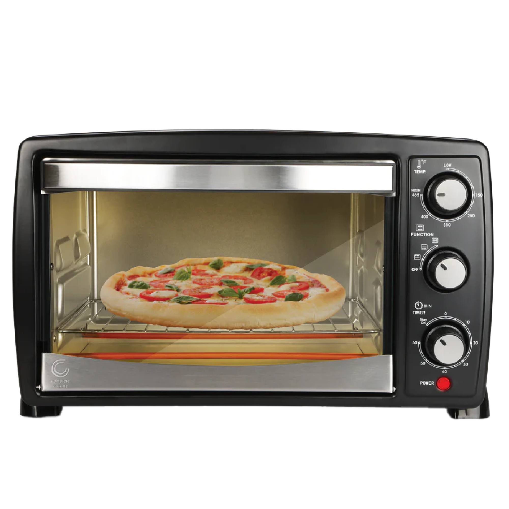 Complete Cuisine 20-Liter Toaster Oven for Baking and Broiling (Open Box) - VMInnovations