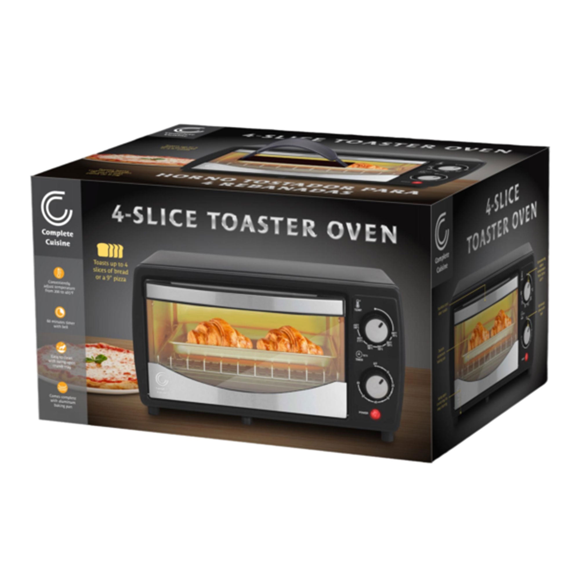 Complete Cuisine CC-TOV4400 9-Liter Countertop Toaster Oven for Baking (Used) - VMInnovations
