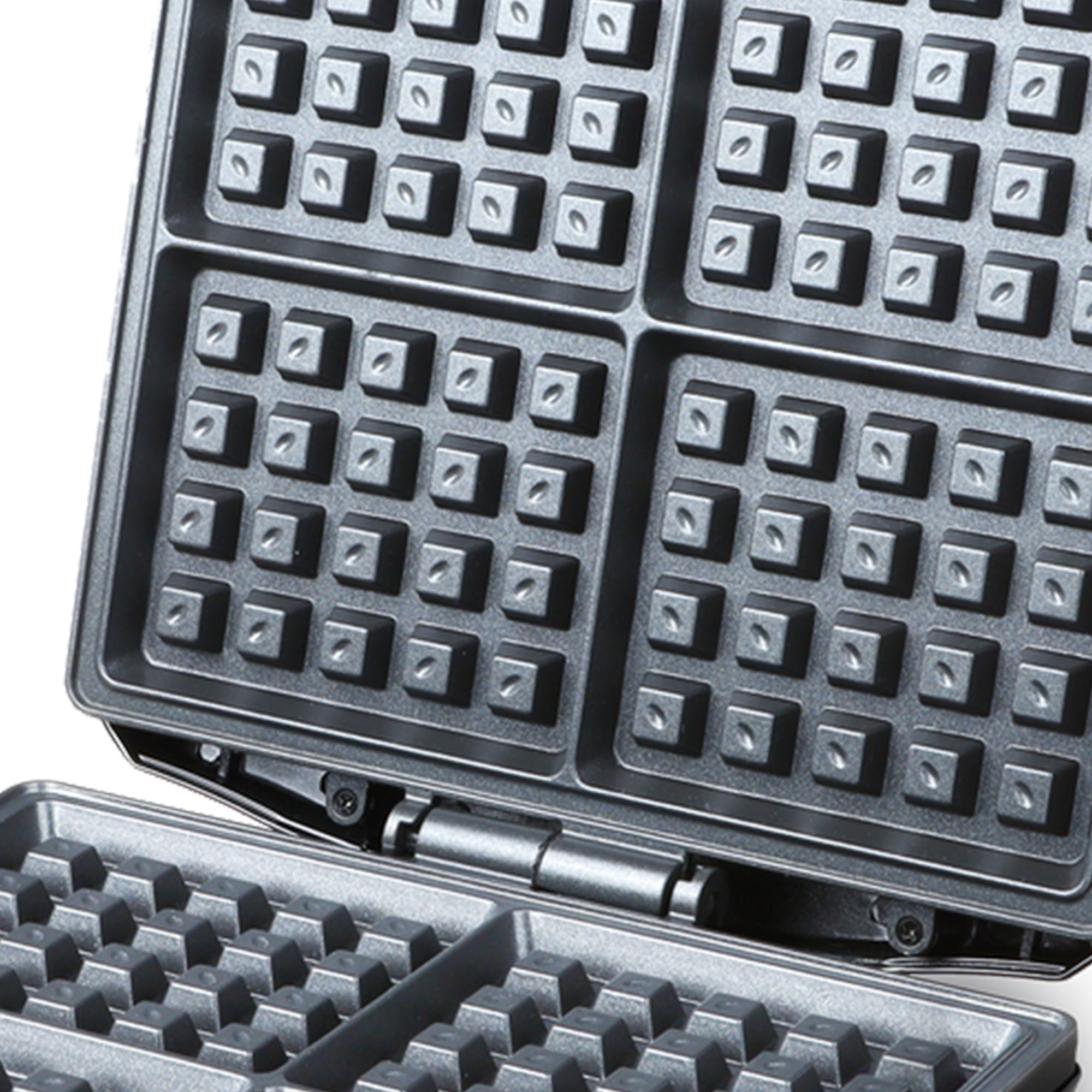 Complete Cuisine CC-WF4400-BK 4-Slice Electric Waffle Maker, Black (Open Box) - VMInnovations