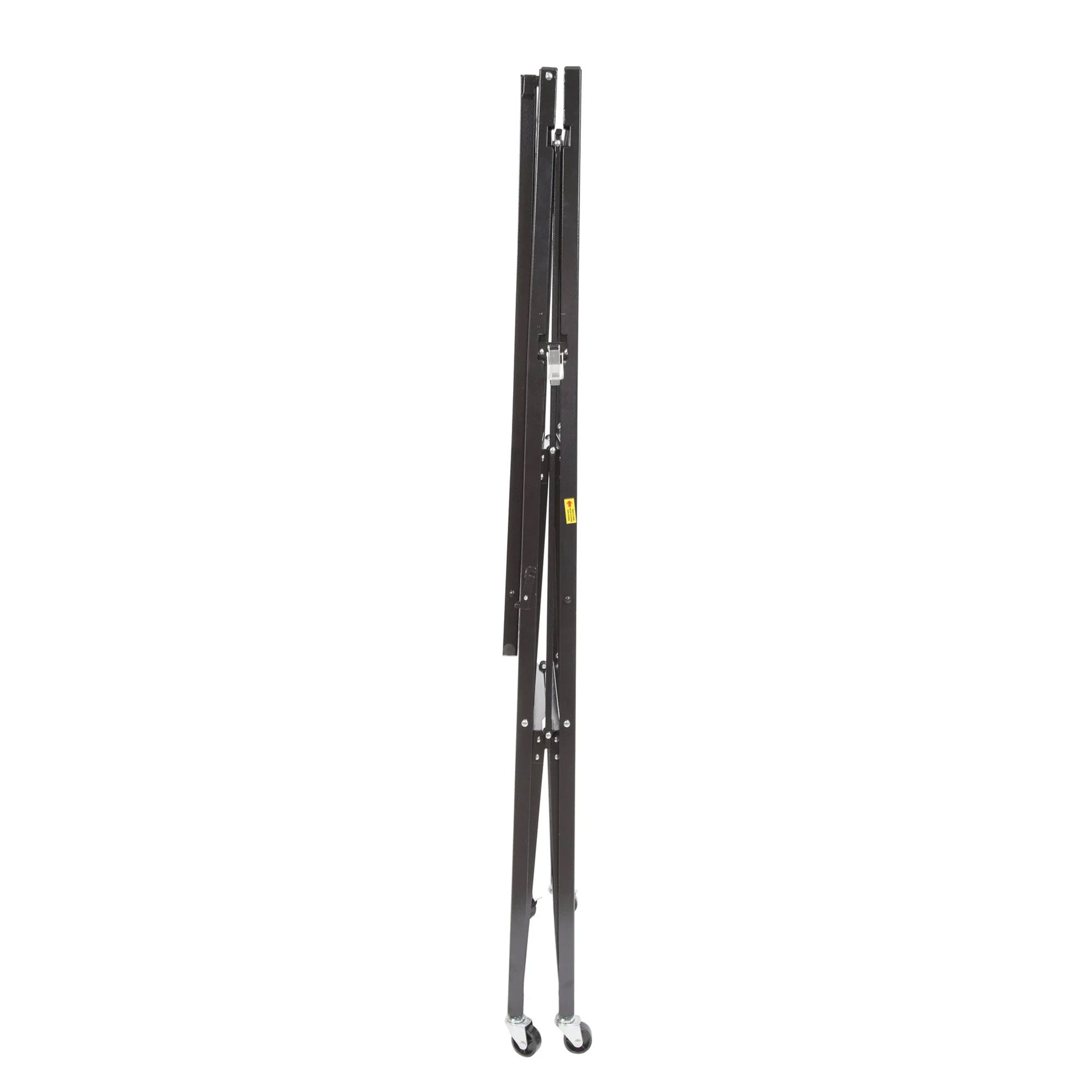 Origami R5 Foldable 4 Tier Storage Rack w/ Wheels, Black, (Open Box) - VMInnovations