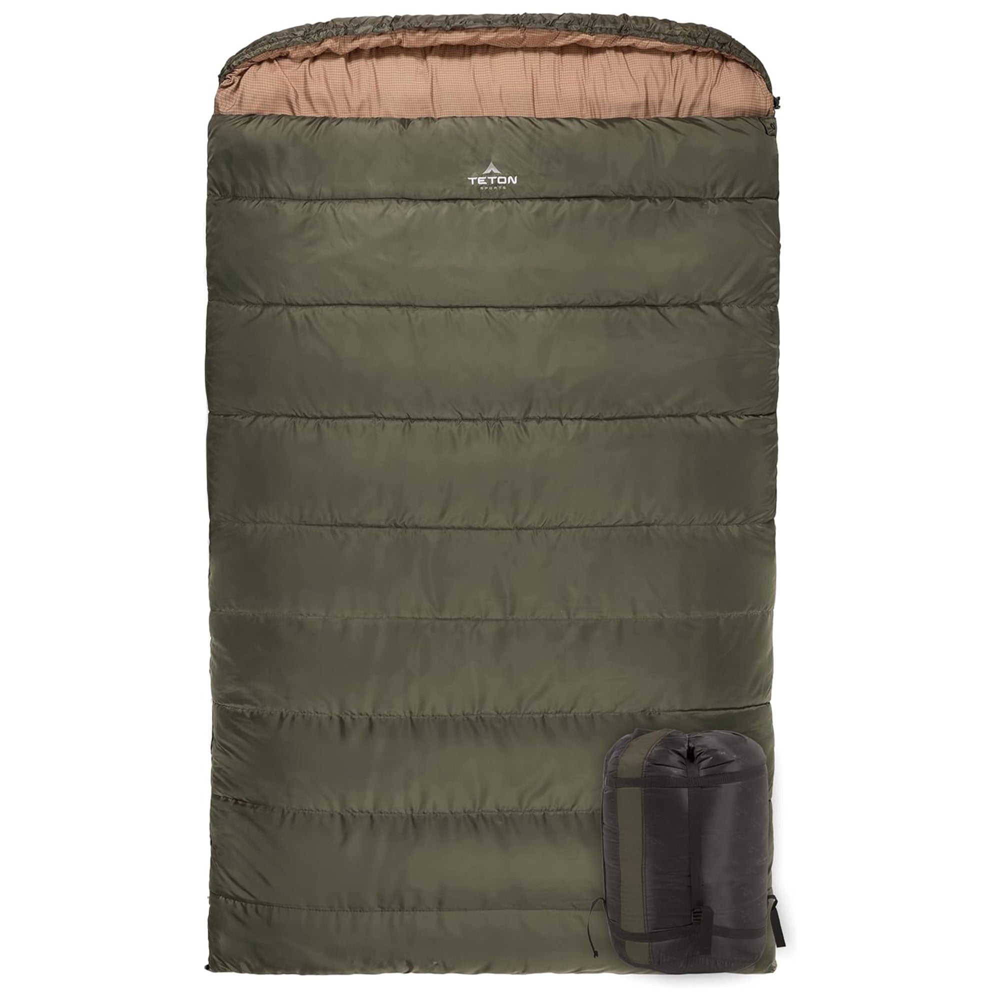 TETON Sports 0 Degree Warm Sleeping Bags for Camping & Base Camp, Green (Used) - VMInnovations