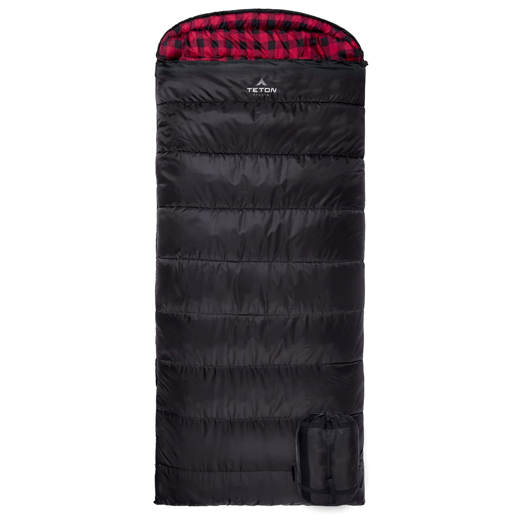 TETON Sports Celsius XXL 0 Degree Right Zipper Sleeping Bag for Camping, Black - VMInnovations