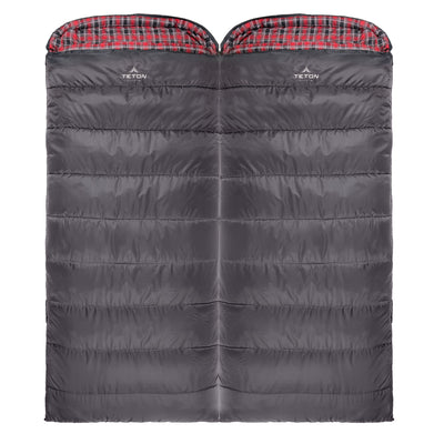 TETON Sports Celsius XXL 0 Degree Left Zipper Sleeping Bag for Camping, Gray