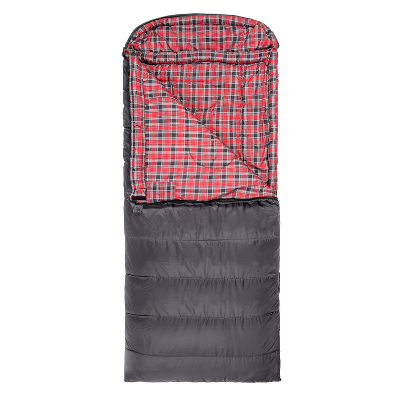 TETON Sports Celsius XXL 0 Degree Right Zipper Sleeping Bag for Camping, Gray