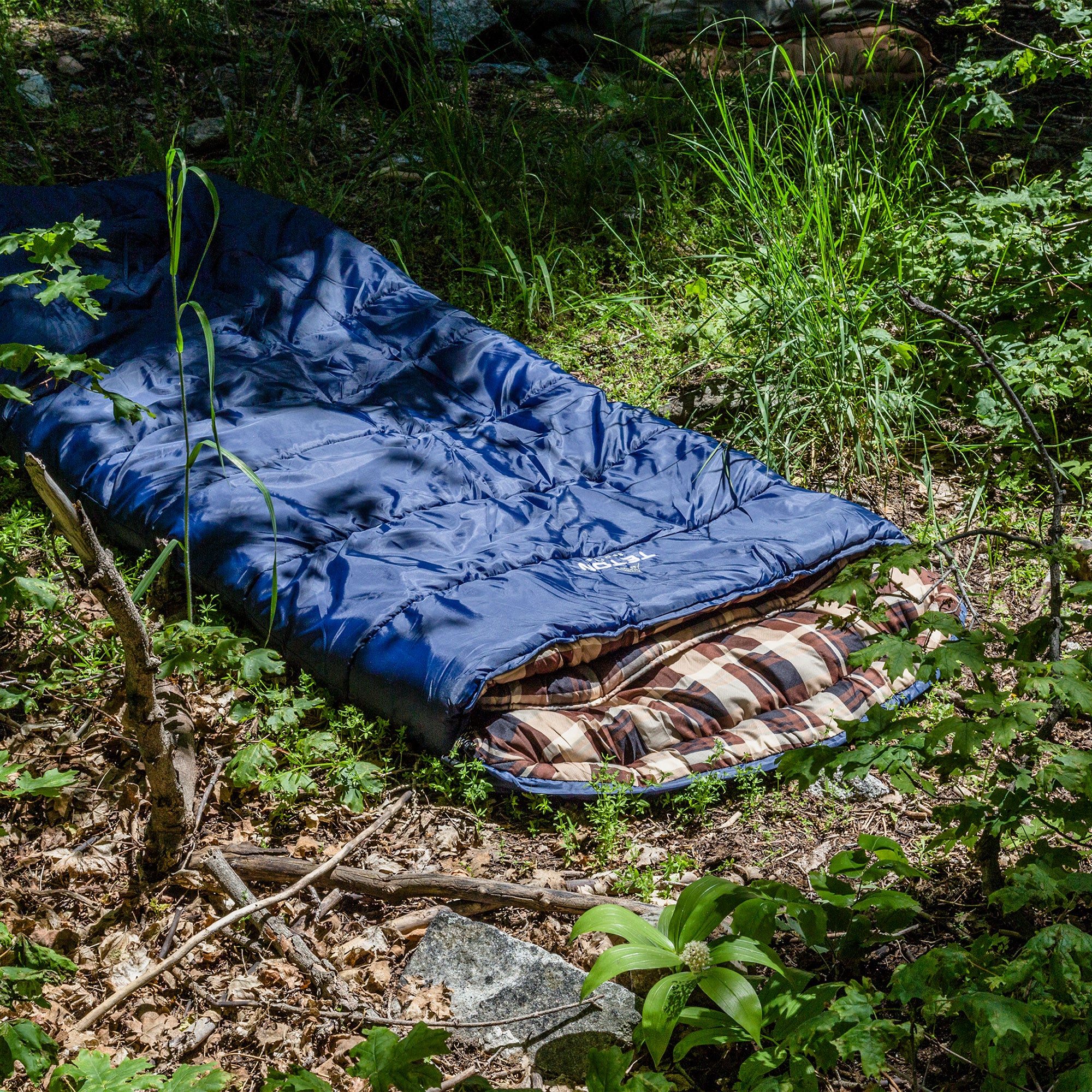 TETON Sports Celsius XL -25 Degree Left Zipper Sleeping Bag for Camping, Blue - VMInnovations