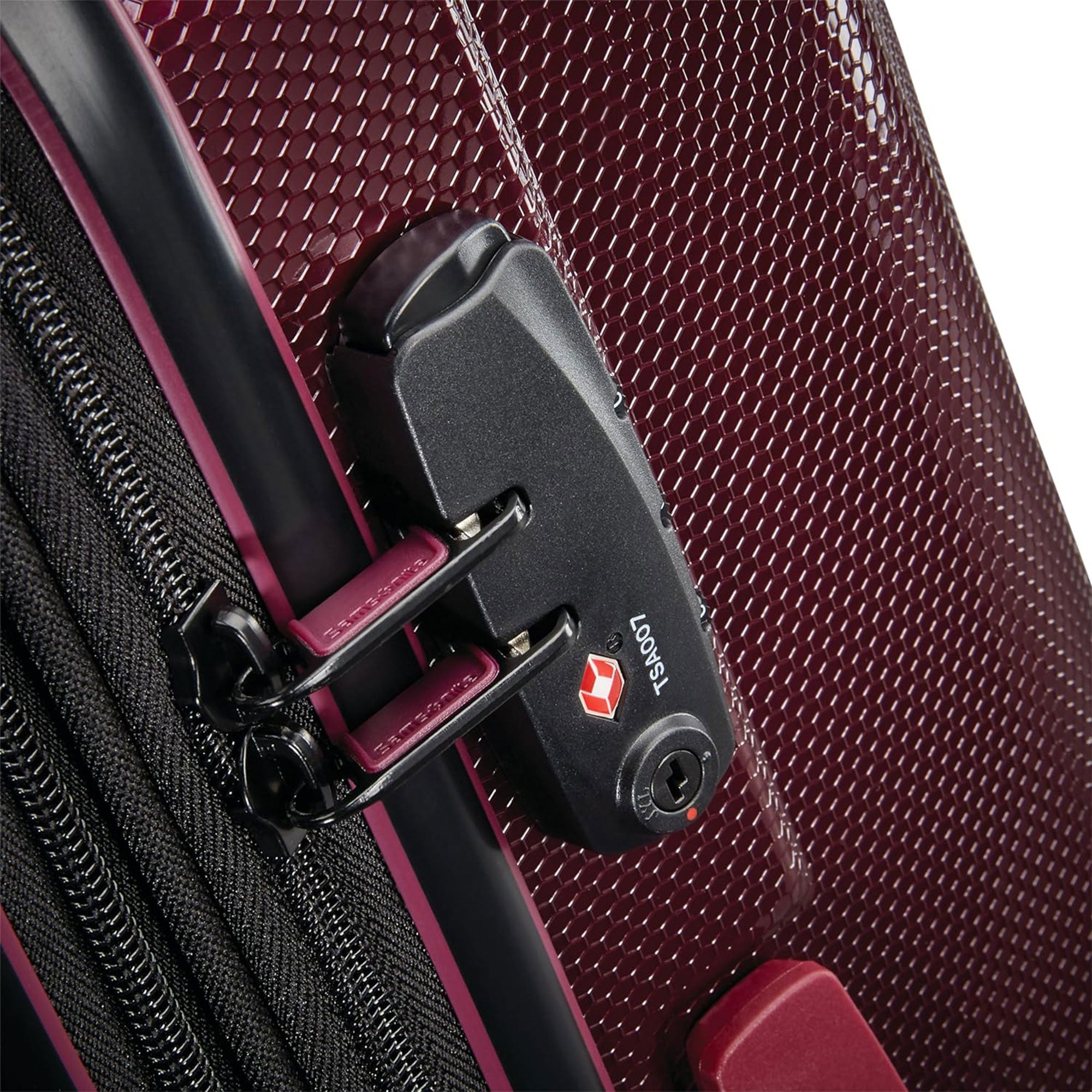 Samsonite DLX Spinner 3pc Carry-On, Medium & Large Luggage Set, Aubergine (Used) - VMInnovations