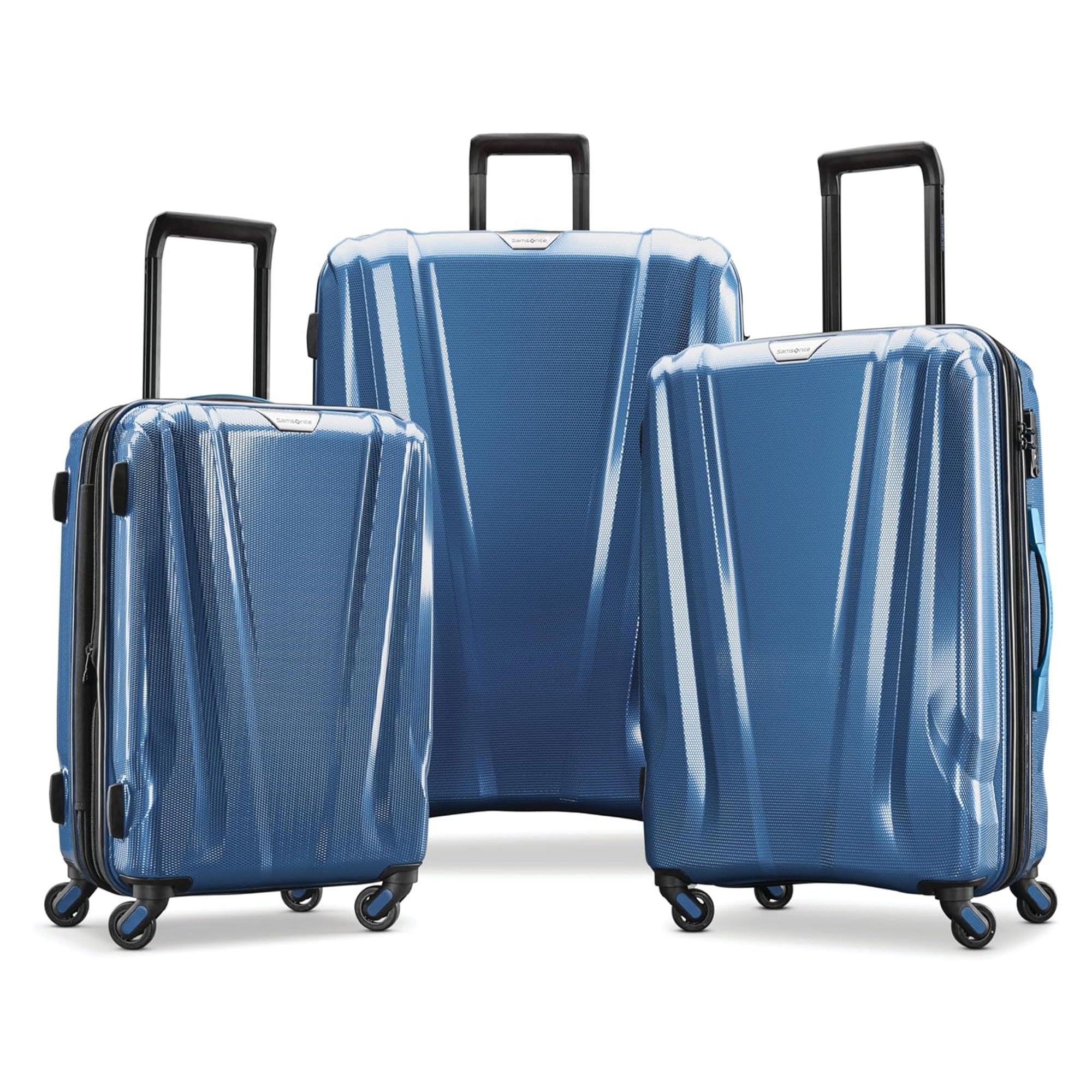 Samsonite DLX Spinner 3pc Carry-On, Medium & Large Luggage Set, Lagoon(Open Box) - VMInnovations