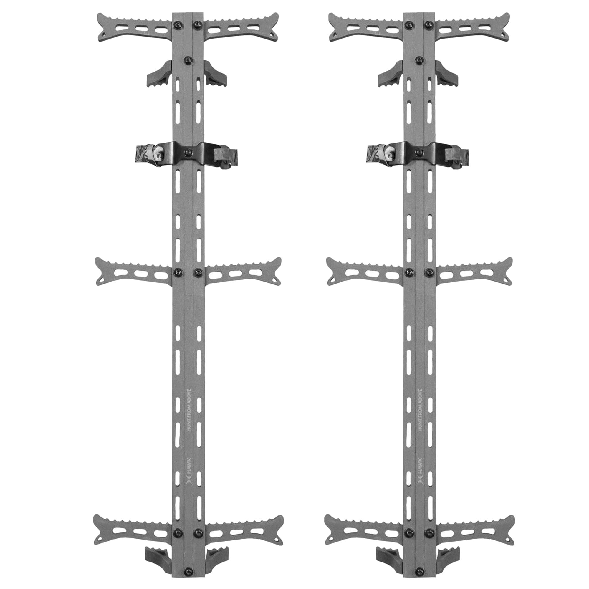 Hawk Helium Hunting Treestand Portable Climbing Sticks w/ Fold Up Steps, 6 Pack - VMInnovations