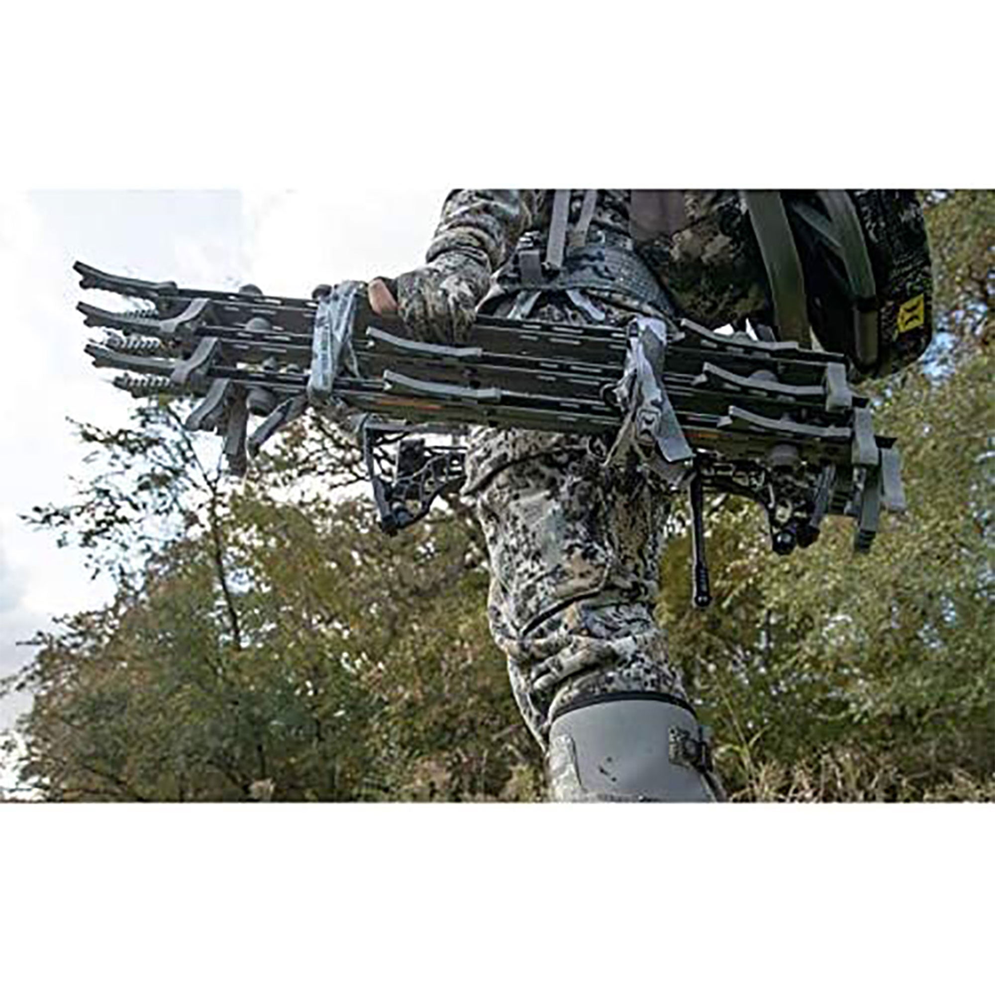 Hawk Helium Hunting Treestand Portable Climbing Sticks w/ Fold Up Steps, 6 Pack - VMInnovations