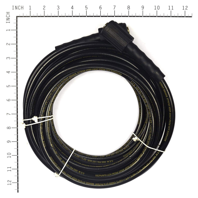 Briggs & Stratton 30 Ft x 1/4 Inch Pressure Washer Hose with Dual O-Ring Sealing