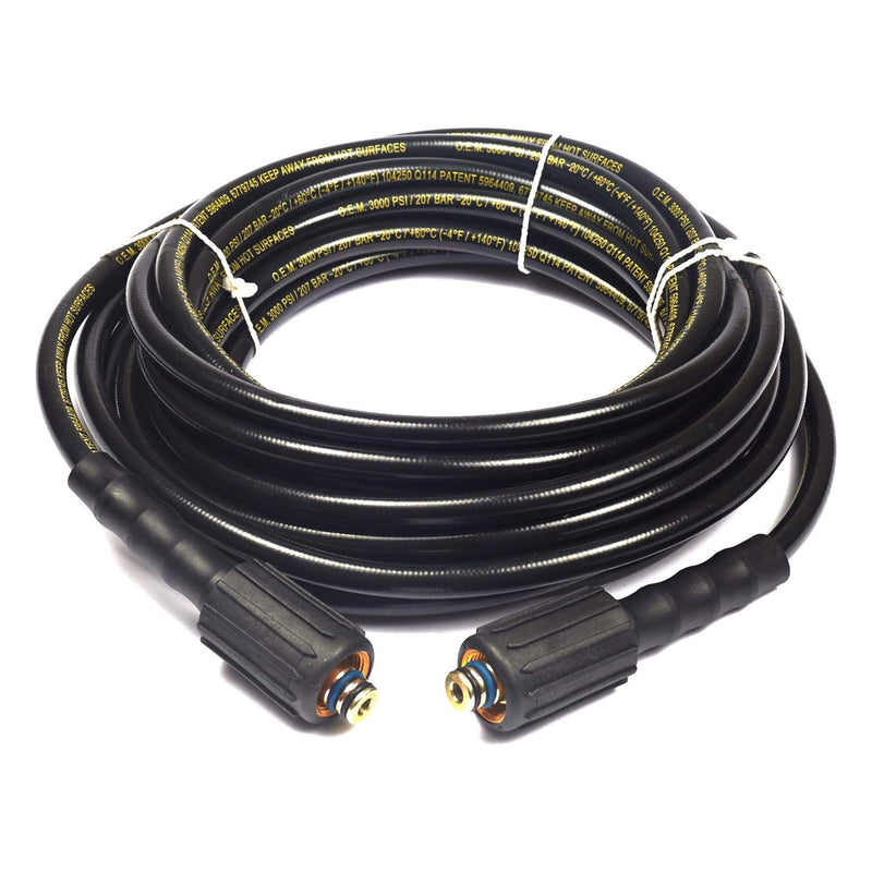 Briggs & Stratton 30 Ft x 1/4 Inch Pressure Washer Hose with Dual O-Ring Sealing