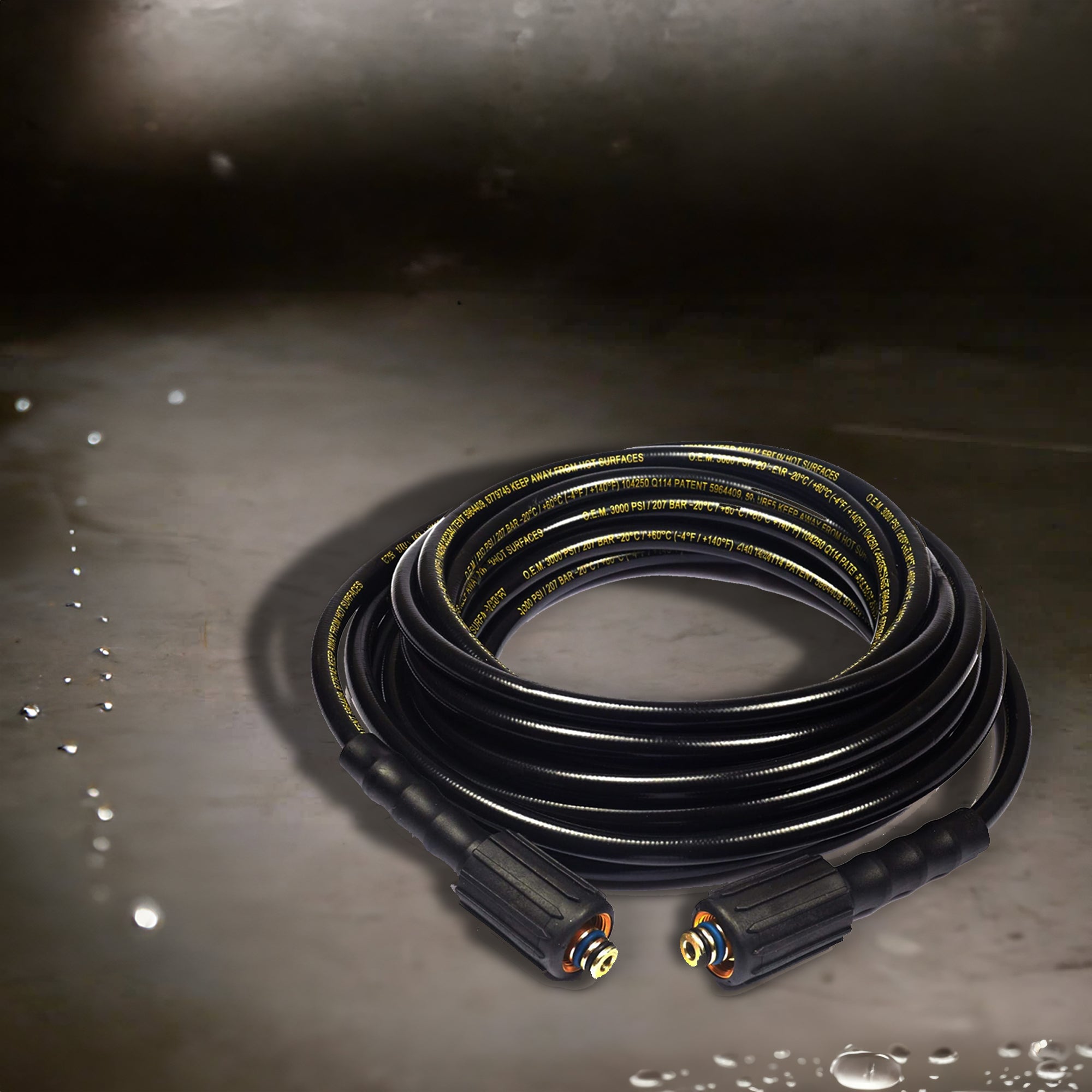 Briggs & Stratton 30 Ft x 1/4 Inch Pressure Washer Hose with Dual O-Ring Sealing