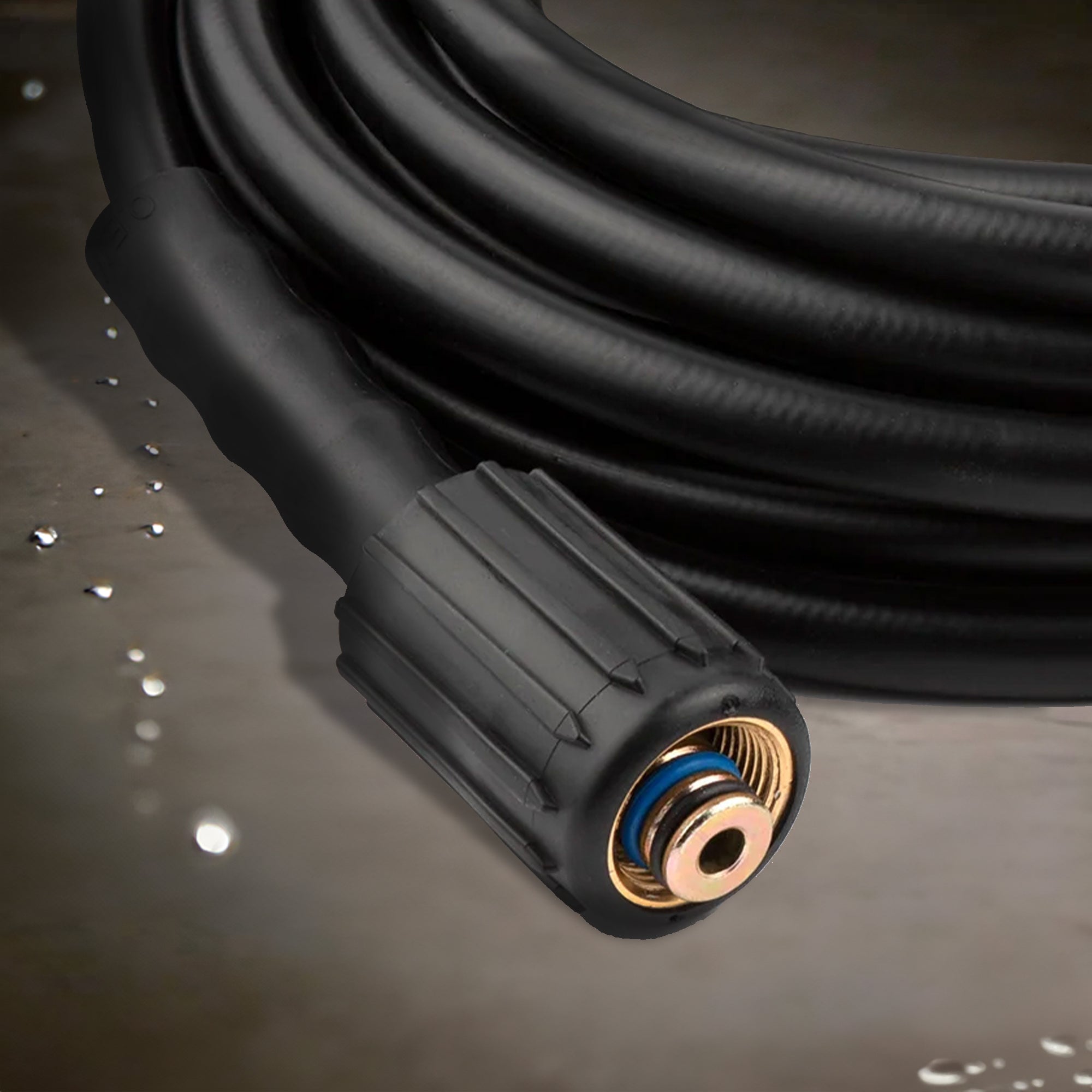 Briggs & Stratton 30 Ft x 1/4 Inch Pressure Washer Hose with Dual O-Ring Sealing