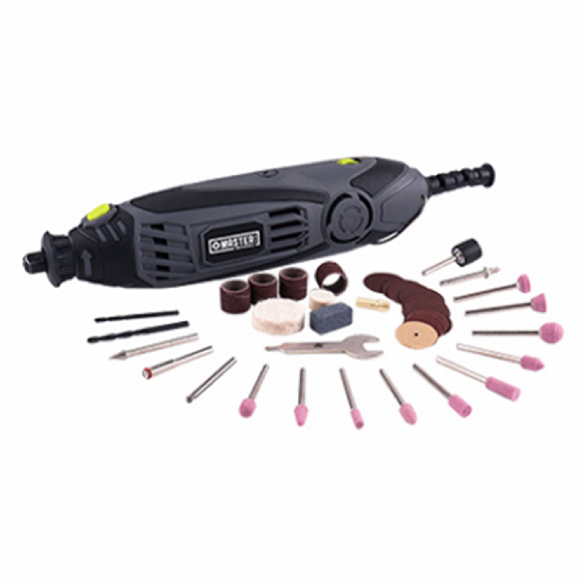 Master Mechanic 40pc Rotary Tool w/ Accessories & Spindle Lock Design (Open Box) - VMInnovations