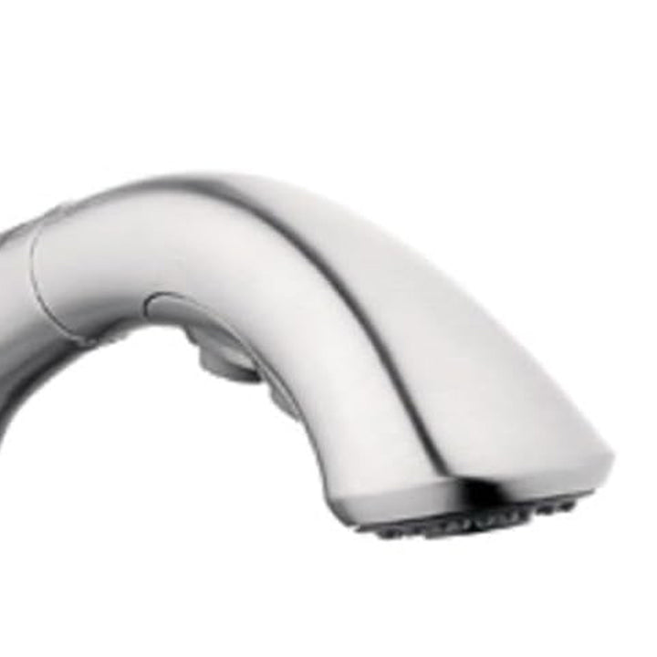 HomePointe Single Loop Handle Kitchen Faucet With Pull-Out Spray, Brushed Nickel - VMInnovations