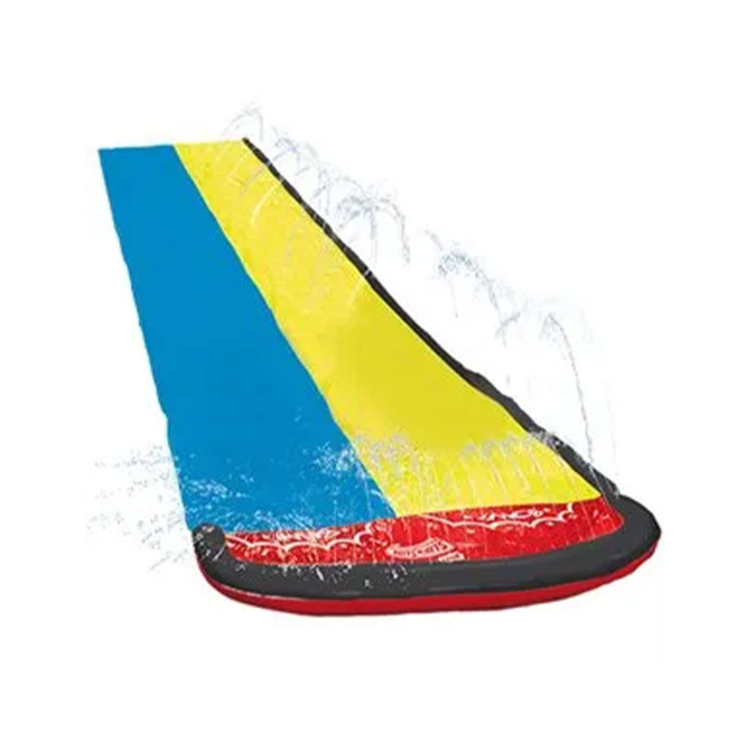 Wham-O Slip N' Slide 16ft Double Lane Water Racer w/Slide Boogie Board (Used)
