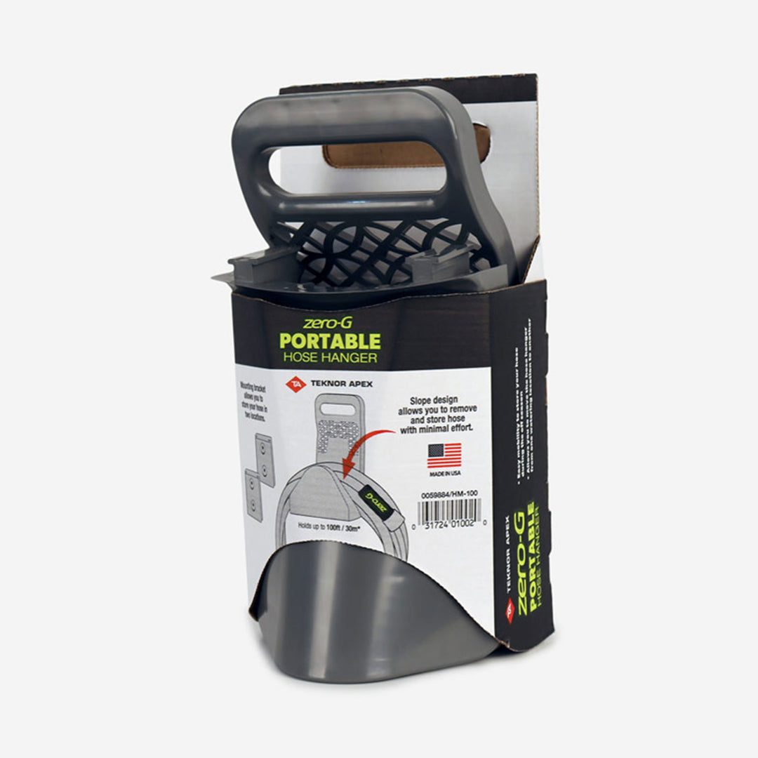 Teknor Apex Zero G 0.62 Pound Durable 100 Foot Wall Mount Hose Hanger, Gray - VMInnovations