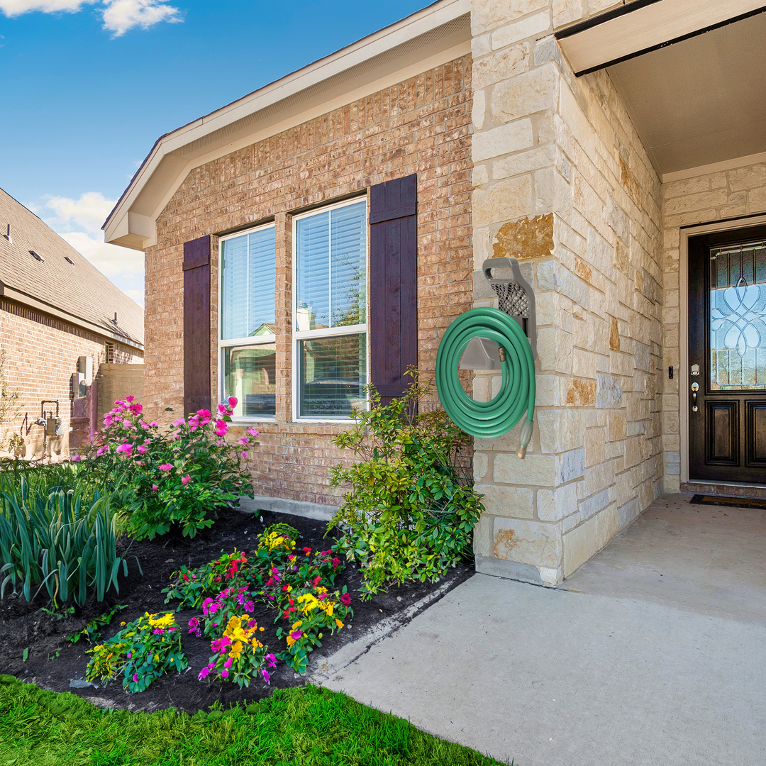 Teknor Apex Zero G 0.62 Pound Durable 100 Foot Wall Mount Hose Hanger, Gray - VMInnovations