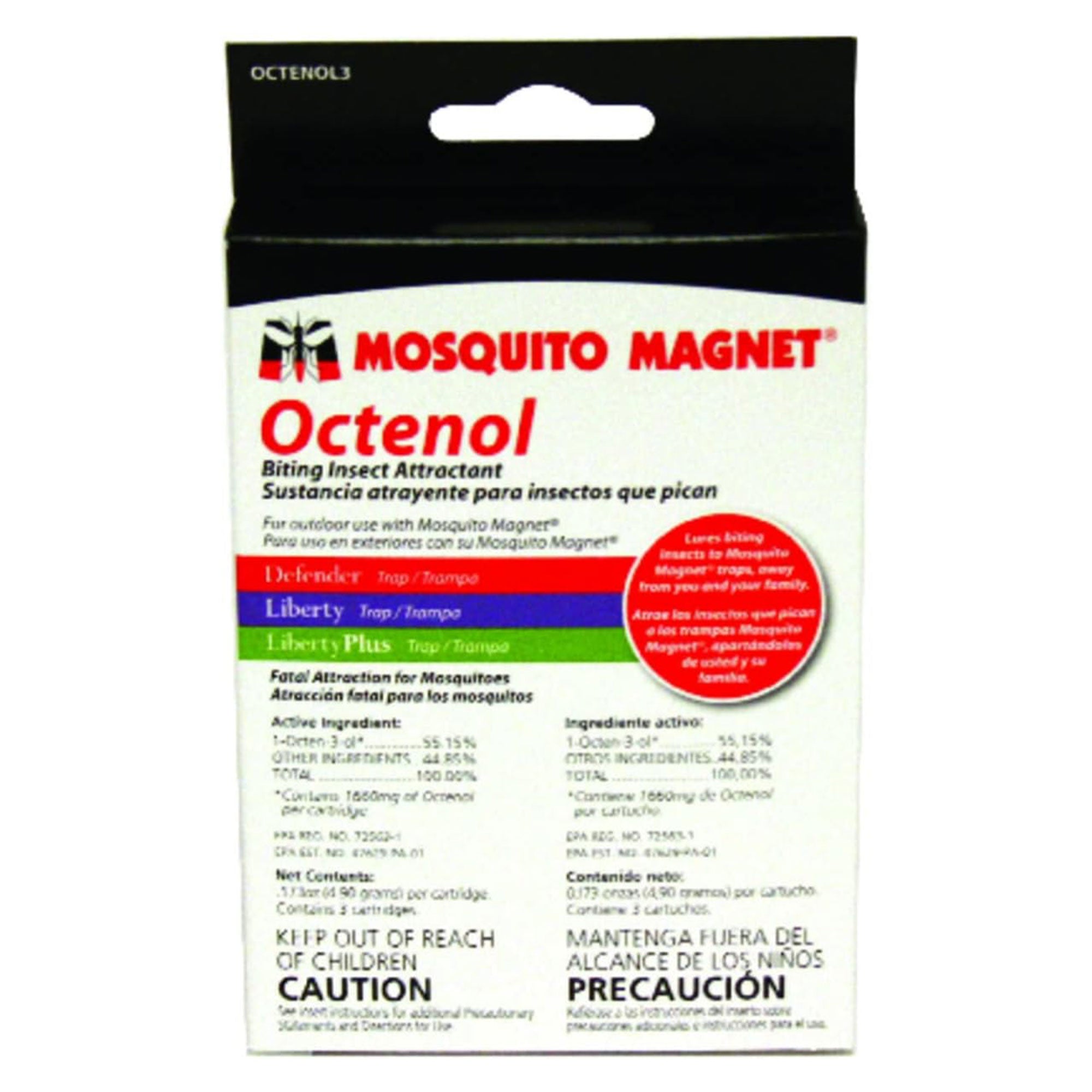 Mosquito Magnet 0.3 Pound Modern Ready to Use Refill Cartridge Octenol (2 Pack) - VMInnovations
