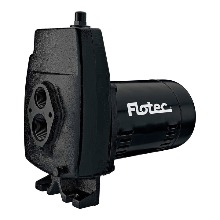 Flotec 1/2 HP Cast Iron Convertible Jet Pump Tackles Water Depths of Up To 100' - VMInnovations