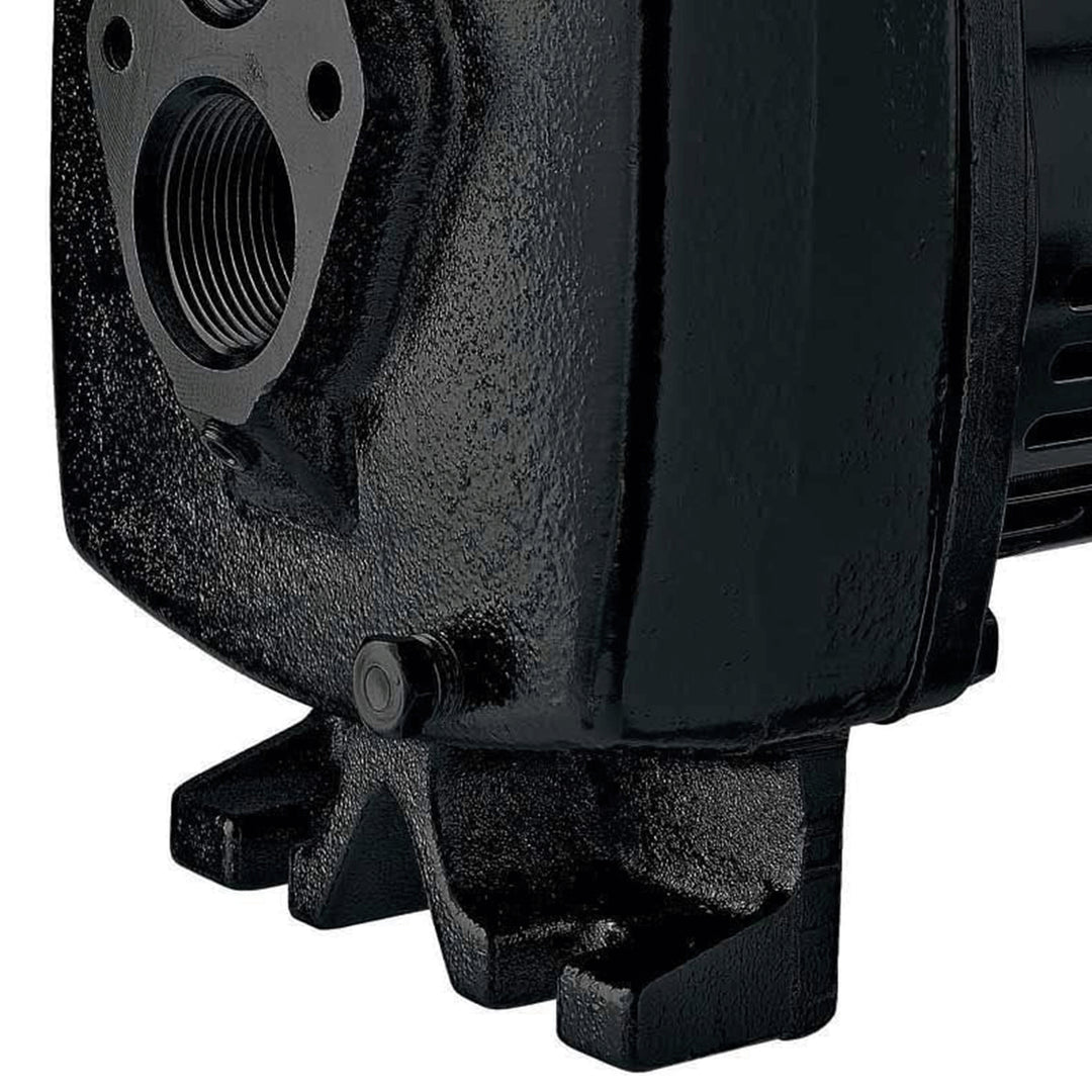 Flotec 1/2 HP Cast Iron Convertible Jet Pump Tackles Water Depths of Up To 100' - VMInnovations