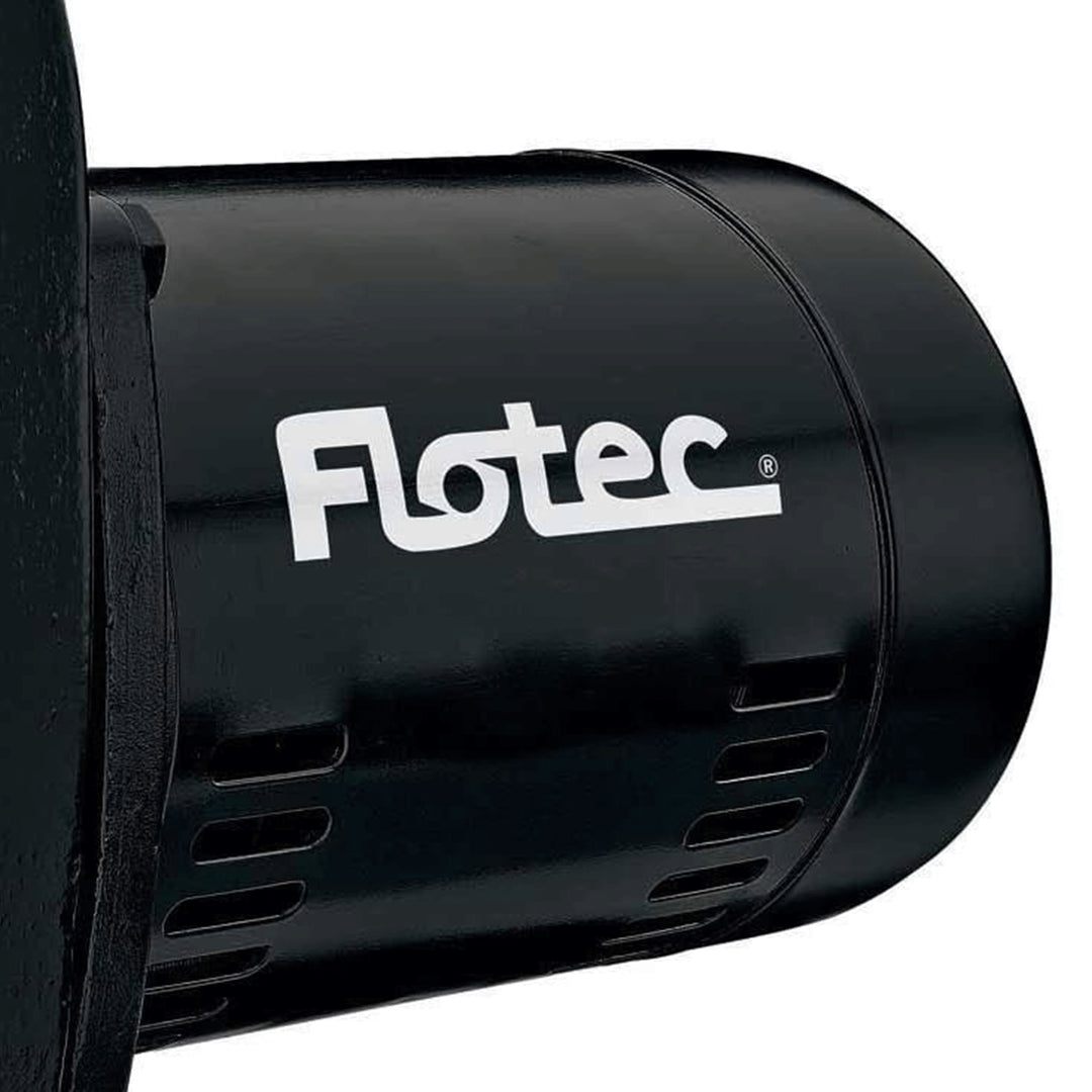 Flotec 1/2 HP Cast Iron Convertible Jet Pump Tackles Water Depths of Up To 100' - VMInnovations