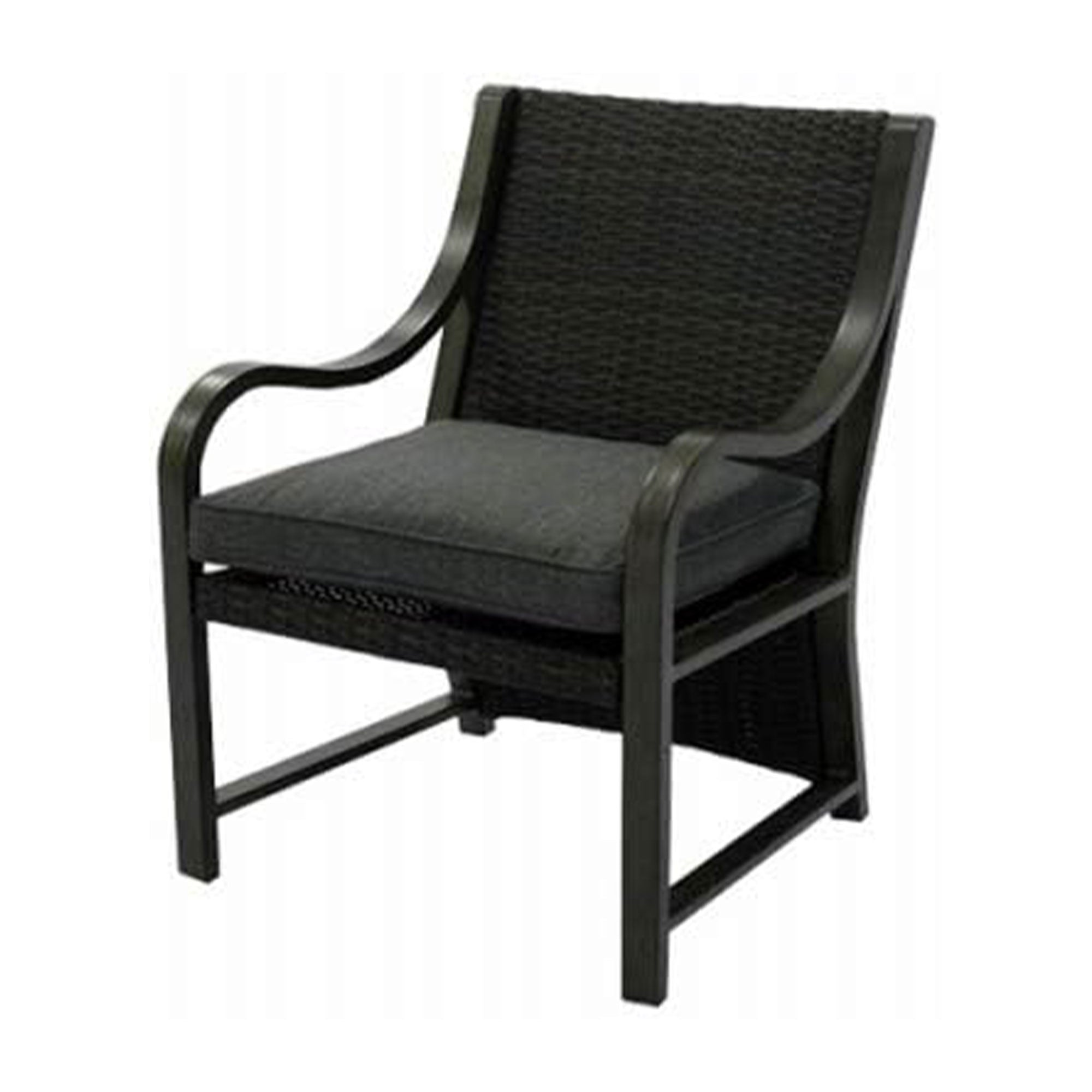 Four Seasons Courtyard Canmore Captain Patio Cushioned Arm Chair, 2 Pack (Used) - VMInnovations