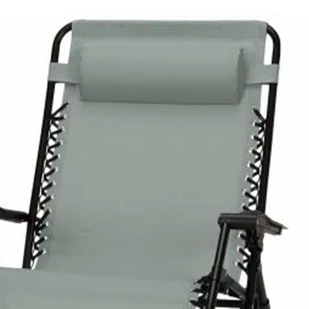 Four Seasons Courtyard Sunny Isles XL Steel Zero Gravity Chair, Green (3 Pack) - VMInnovations