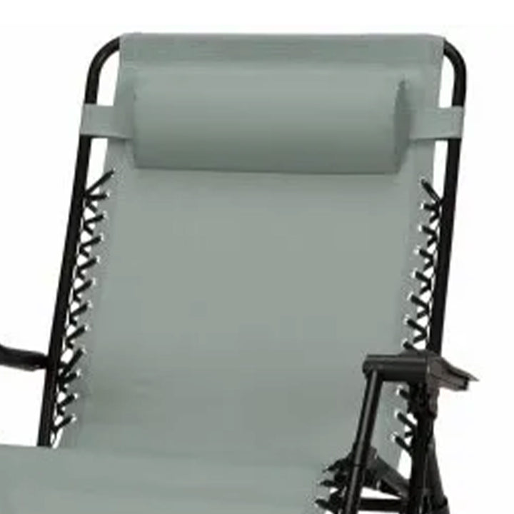Four Seasons Courtyard Sunny Isles XL Steel Zero Gravity Chair, Green (3 Pack) - VMInnovations