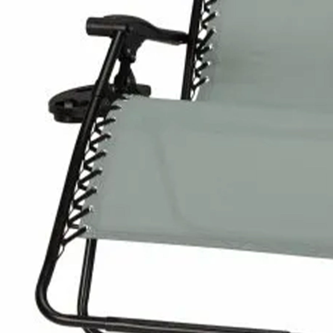Four Seasons Courtyard Sunny Isles XL Steel Zero Gravity Chair, Green (3 Pack) - VMInnovations