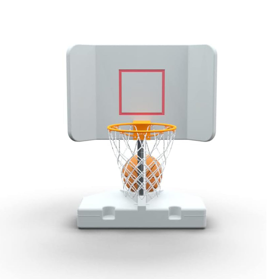 Good Ideas 15 Inch Pool Shot Wing It Pool Freestanding Basketball Hoop, White - VMInnovations