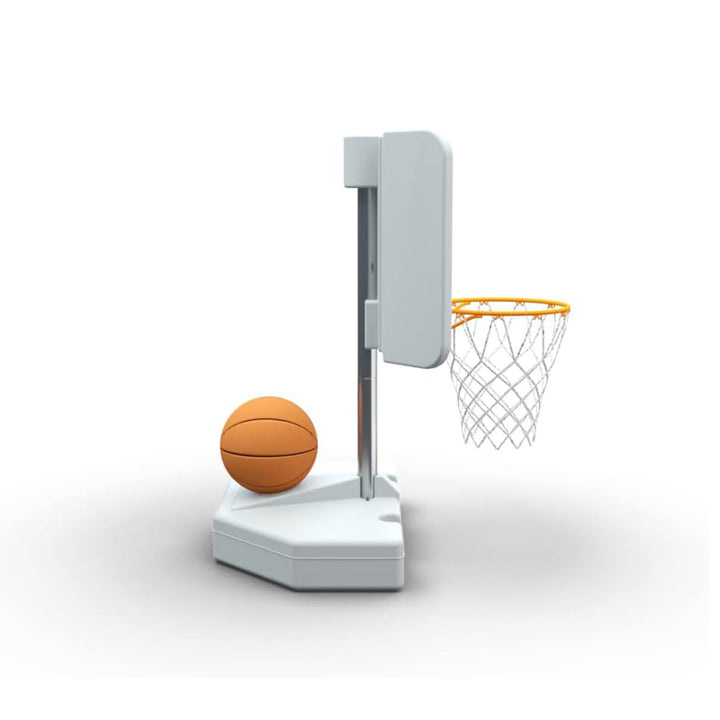 Good Ideas 15 Inch Pool Shot Wing It Pool Freestanding Basketball Hoop, White - VMInnovations