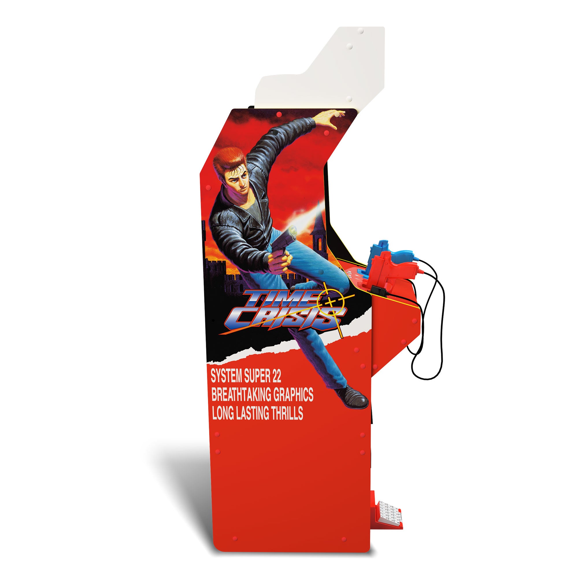 17" Screen Multiplayer TIME Crisis Arcade Machine w/ Stand Up Cabinet (Used) - VMInnovations