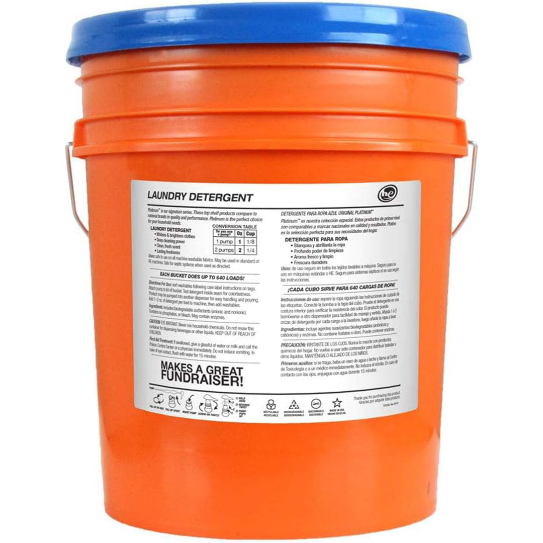 Ultra Fresh 6X Platinum 5 Gal Sport Laundry Detergent, Up to 640 Loads (6 Pack) - VMInnovations