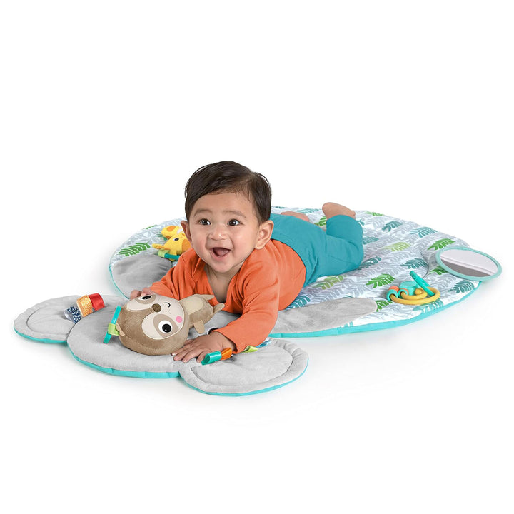 Bright Starts Hug n Cuddle Elephant Baby Gym and Tummy Time Play Mat with Toys - VMInnovations