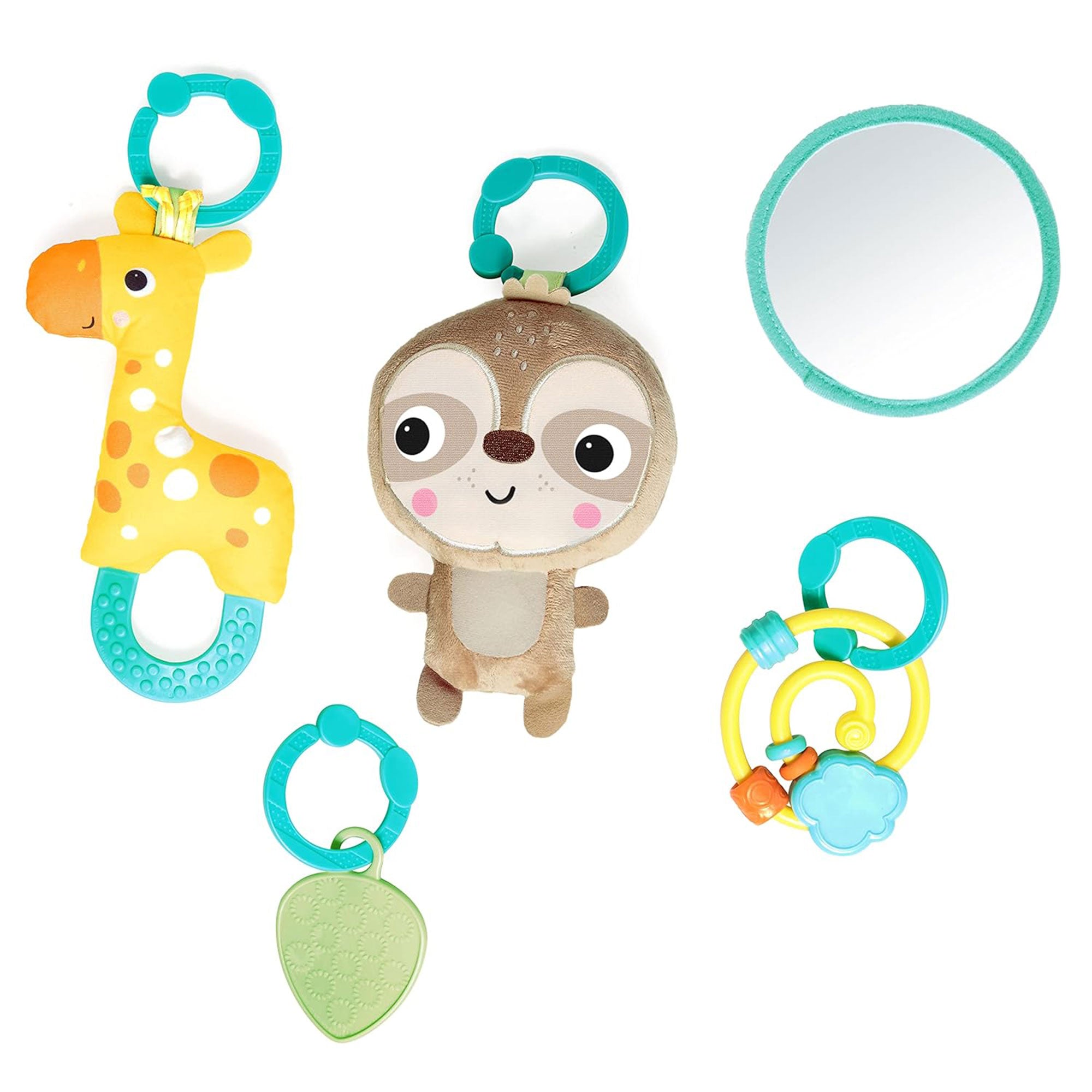 Bright Starts Hug n Cuddle Elephant Baby Gym and Tummy Time Play Mat with Toys - VMInnovations
