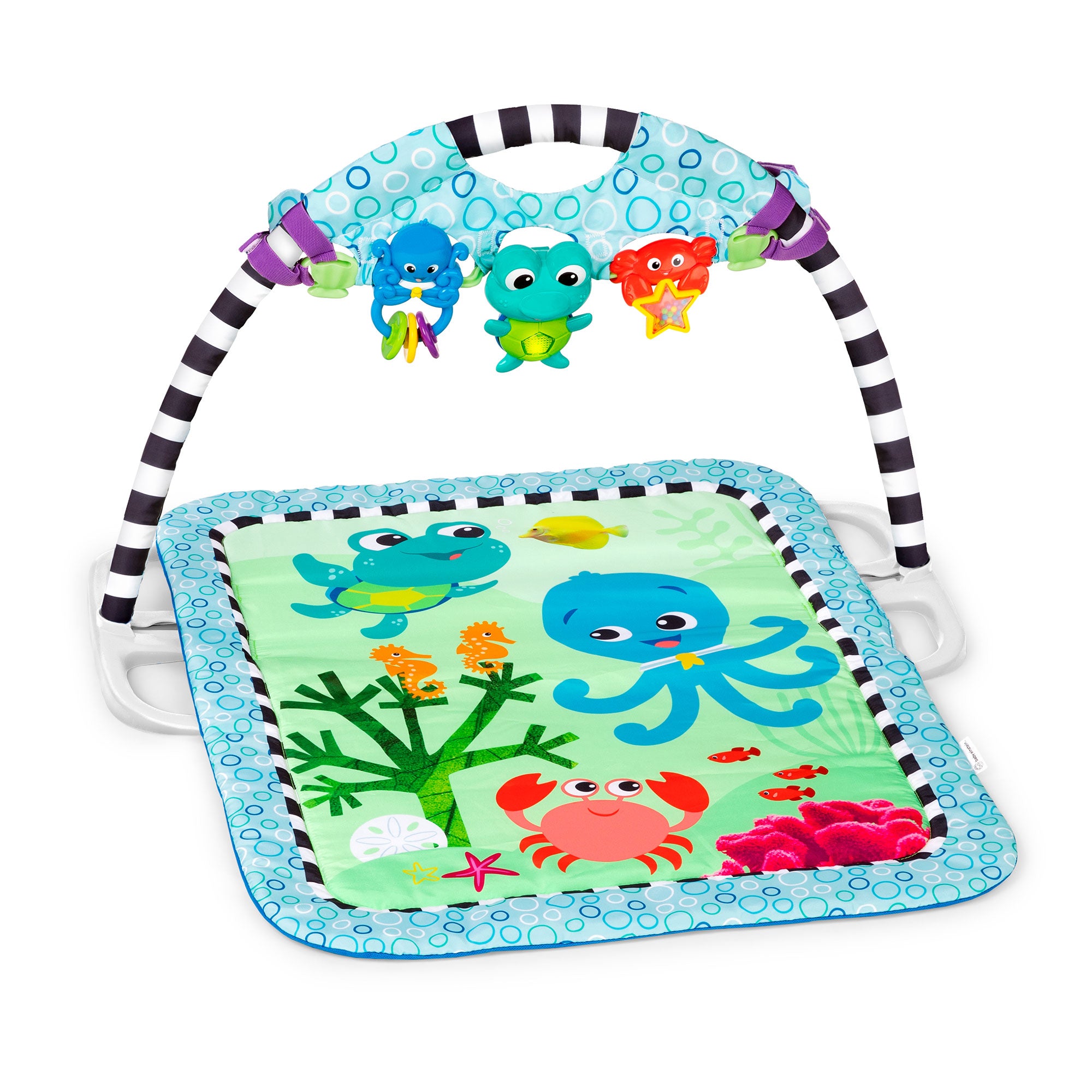 Baby Einstein Discovery Reef Baby Tummy Time Activity Gym Toy Bar (Open Box) - VMInnovations