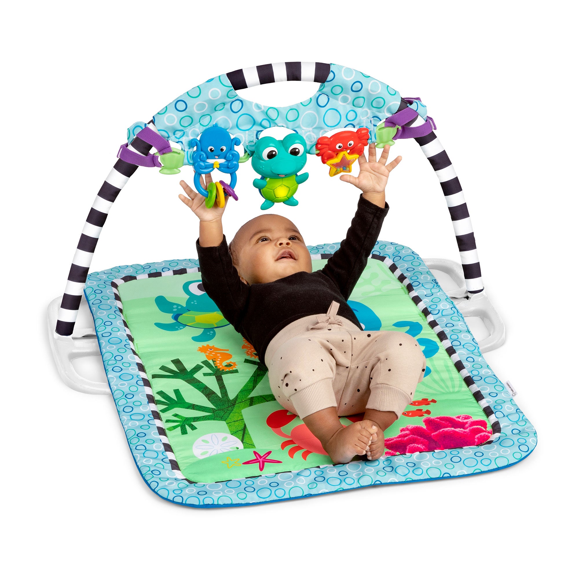 Baby Einstein Neptune's Discovery Reef Baby Tummy Time Activity Gym Toy(Used) - VMInnovations