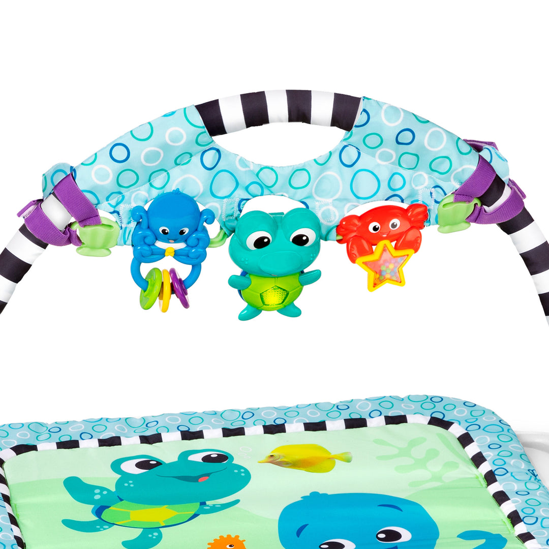 Baby Einstein Neptune's Discovery Reef Baby Tummy Time Activity Gym Toy Bar - VMInnovations