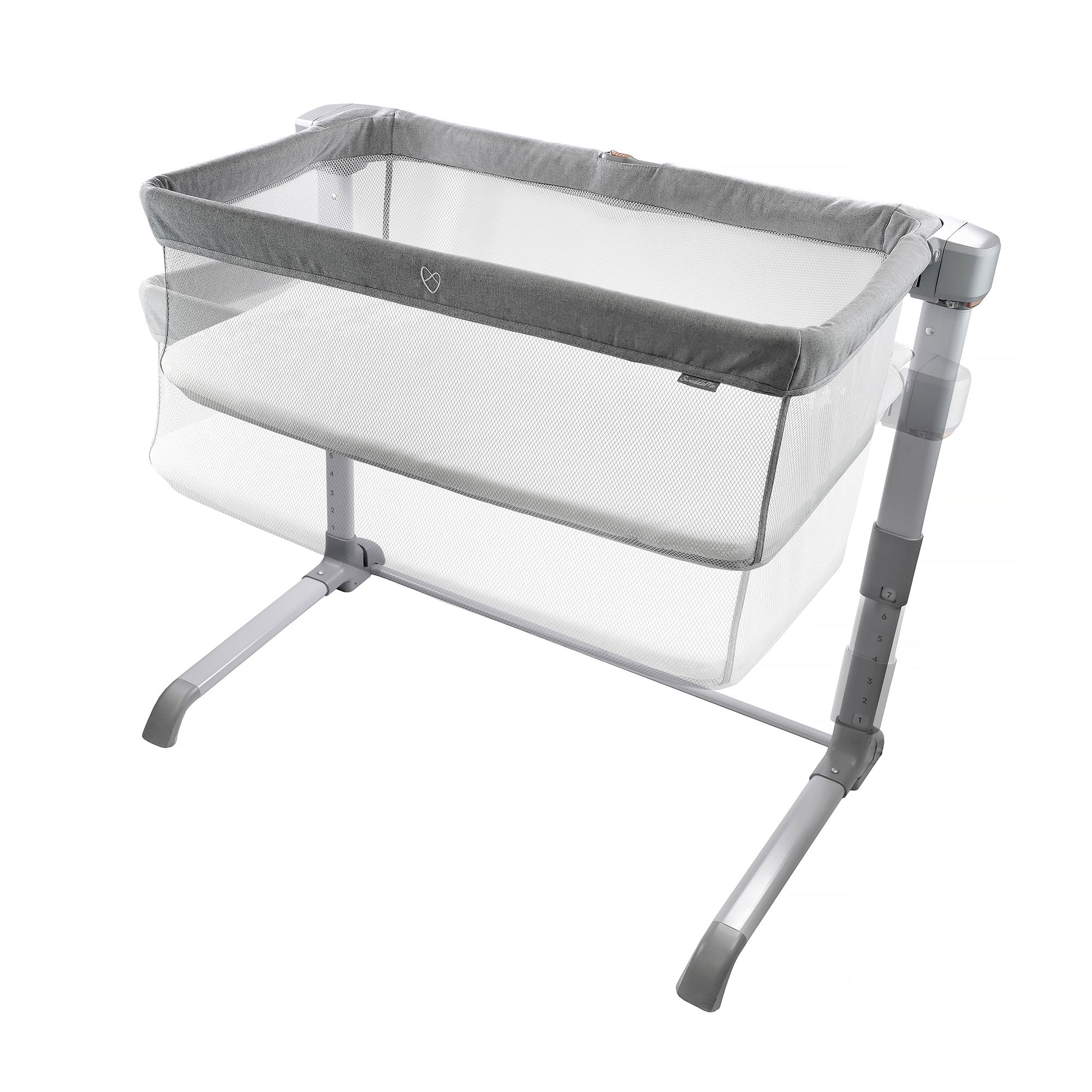 Ingenuity Beginnings Compact Multi Position Baby Bassinet, Gray (Open Box) - VMInnovations