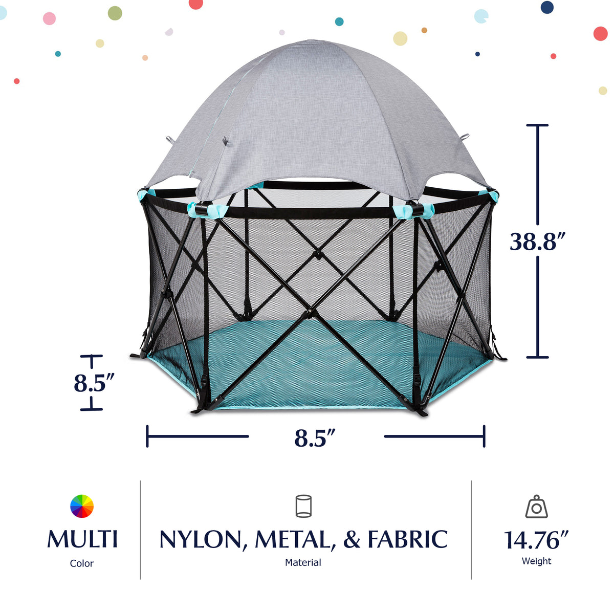 Summer Infant Pop N Play Deluxe Ultimate Compact Fold Full Coverage Playard - VMInnovations