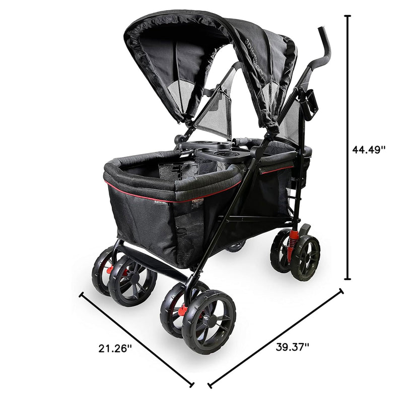 Summer Infant 3Dlite Wagon Convenience Lightweight Stroller for Infant & Toddler