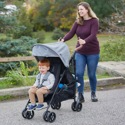 Summer Infant 3Dlite Tandem Back to Back Double Stroller for Infants & Toddlers