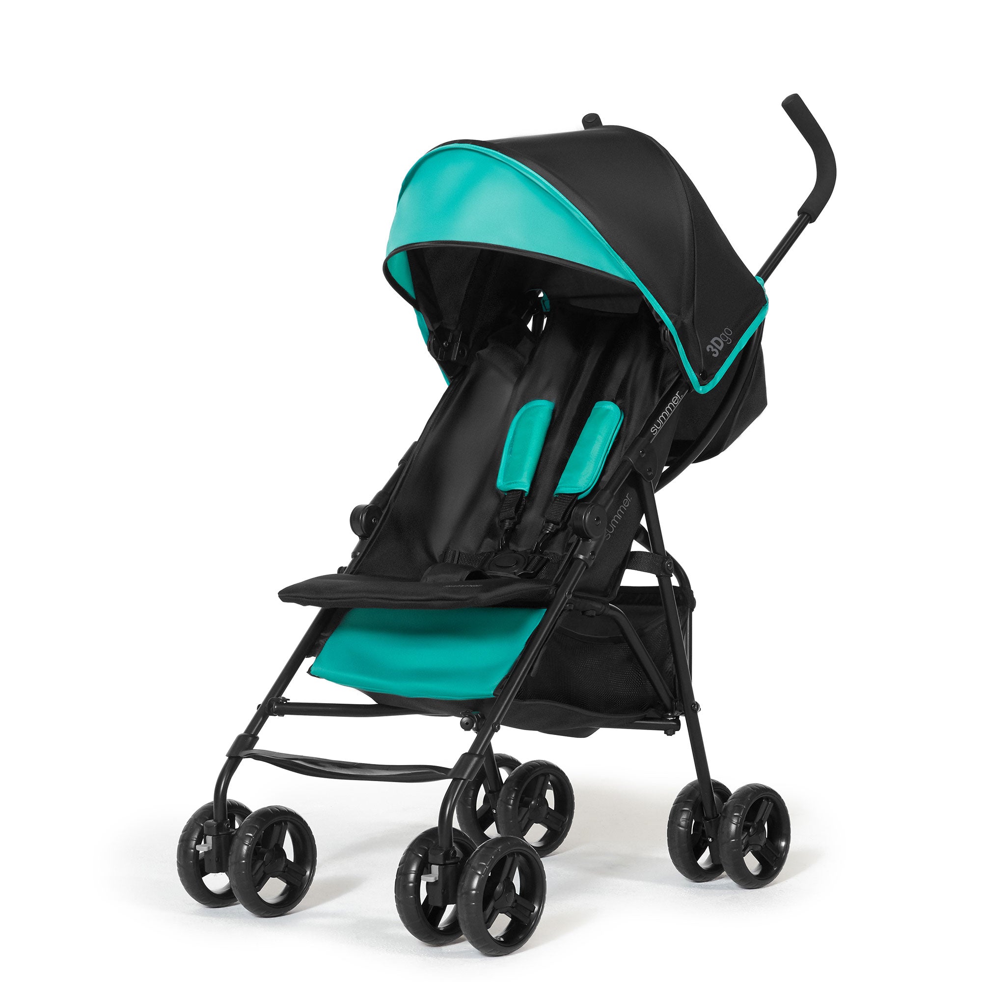 Summer Infant 3Dgo Compact Fold Unisex Convenience Stroller, Black (Used) - VMInnovations