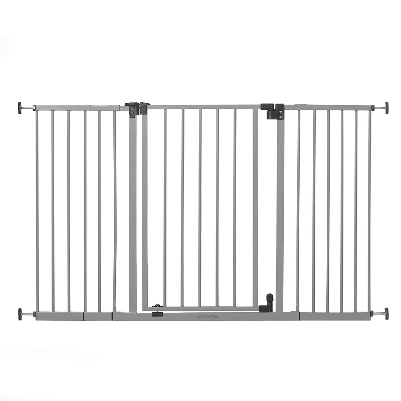 Ingenuity Summer Infant Central Station Stairway Safety Pet & Baby Gate, Gray