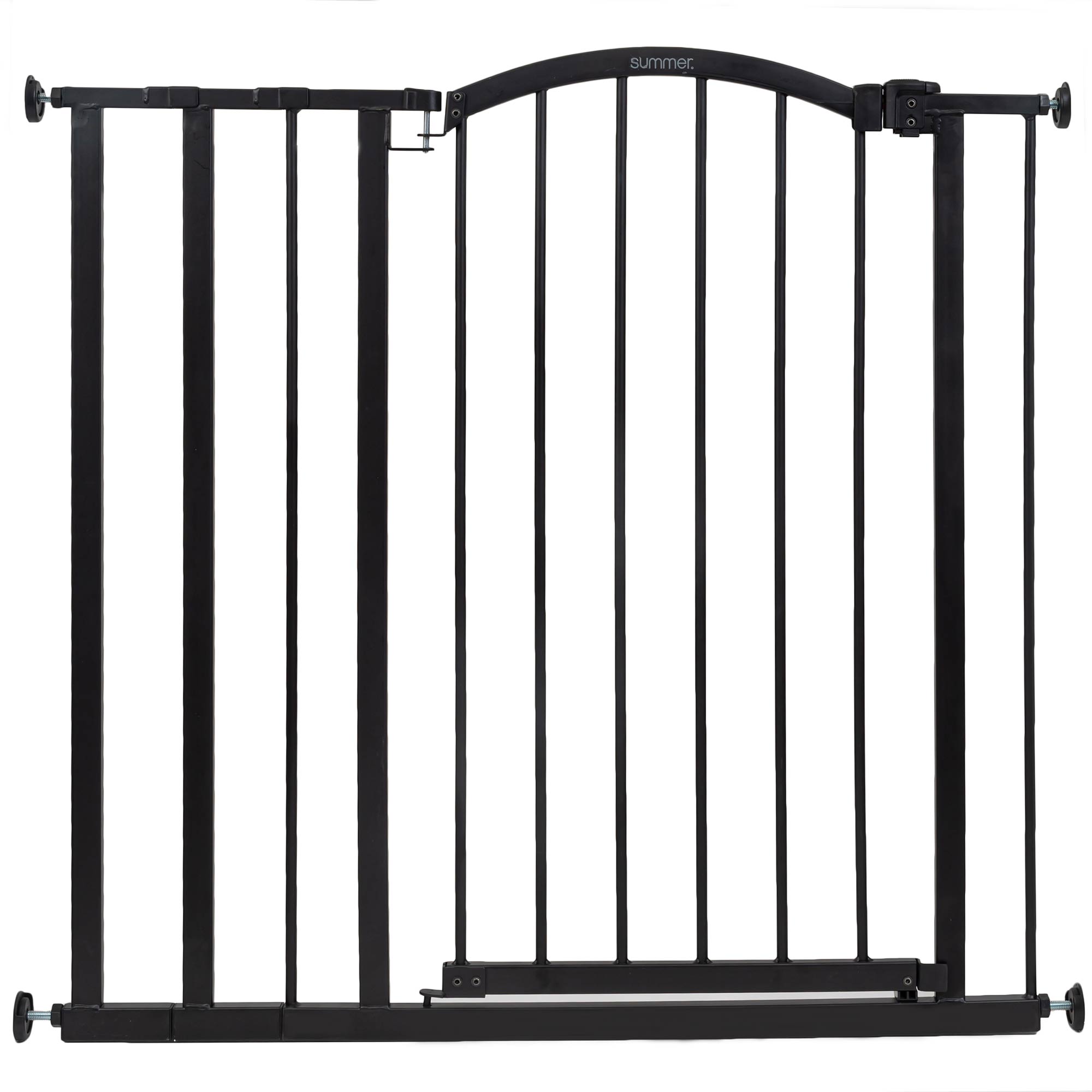 Summer 36" Extra Tall Summer Decorative Pet and Baby Gate, Black (Open Box) - VMInnovations