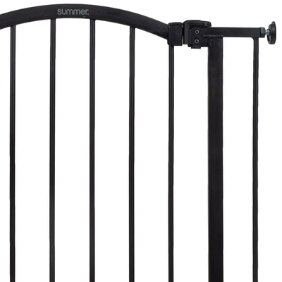 Summer Infant 36 Inch Extra Tall Summer Decorative Pet and Baby Gate, Black