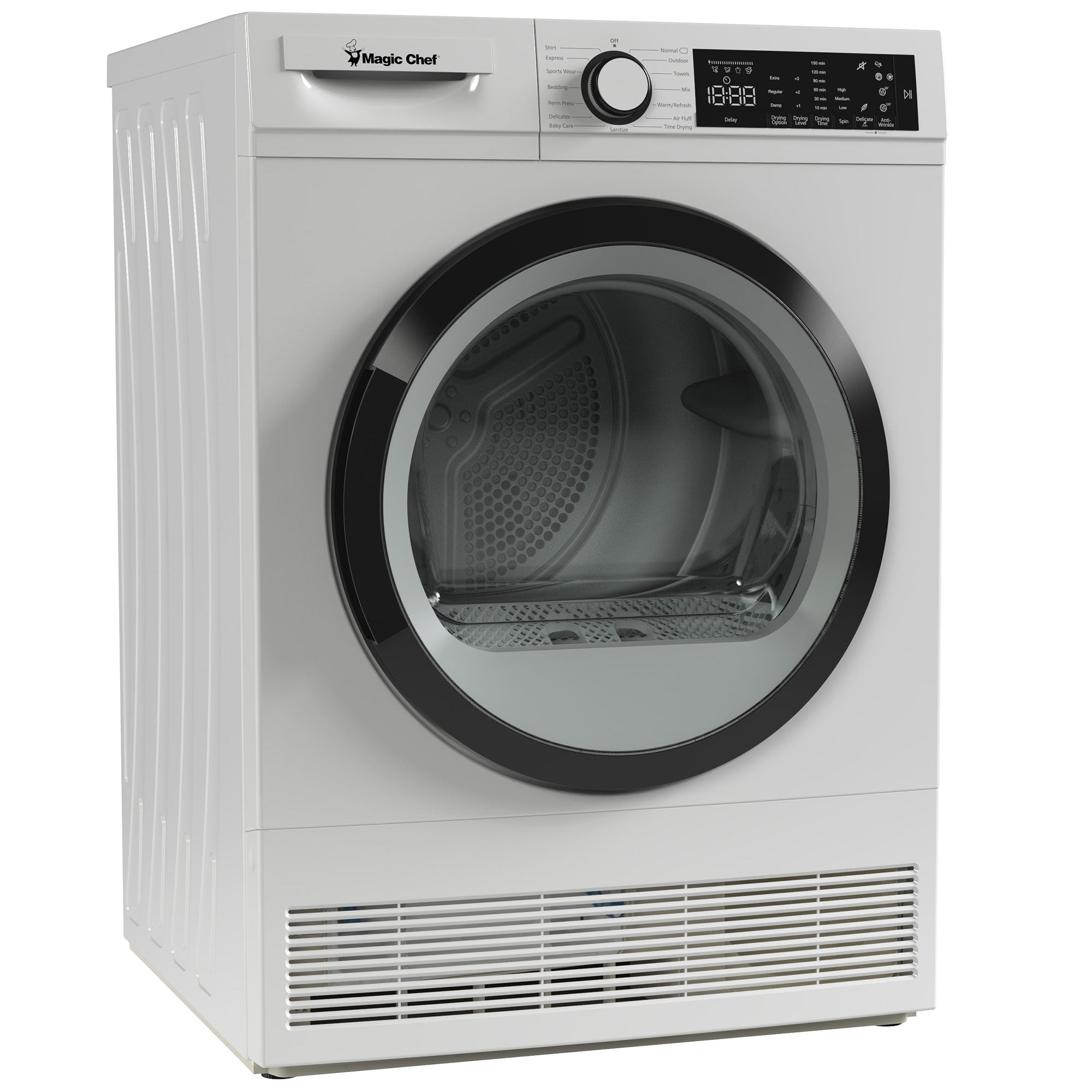 Magic Chef 24 Inch Condensing Front Load Stackable Electric Dryer with Options - VMInnovations
